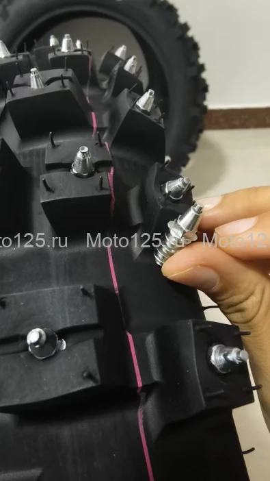 Шипы Regulmoto PRO Series Н25 c карбид-фольфрамовым сердечником (дл. резьбы 15,5 мм) компл. 100шт