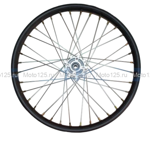 Диск колесный передний 21"x1.60 Sport 003, Athlete, TE, ось 15мм, подшипник RS2/6202, черный