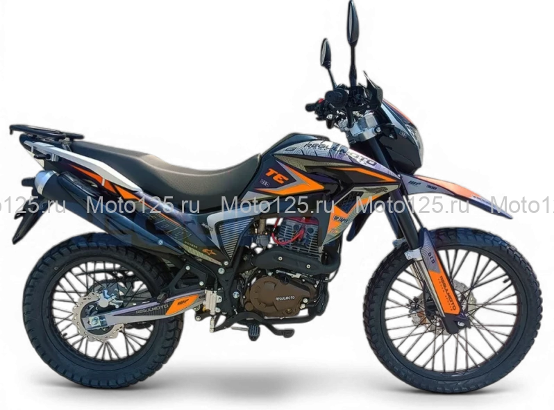 Мотоцикл Regulmoto TE 4 valve oil с ПТС (оранжевый)