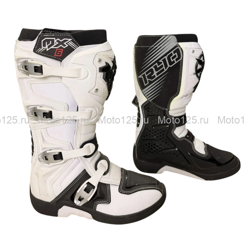 Мотоботы RYO Racing MX6 Enduro, черный/белый/ Размер:43