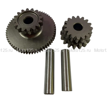 Шестерни электростартера компл. 172FMM-3A (малая 16-16,большая 60-16)