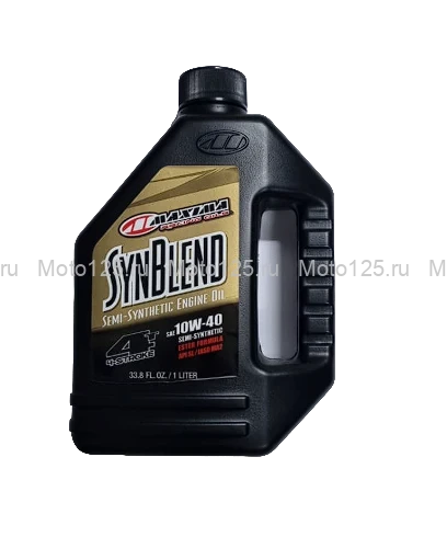 MAXIMA RACING OILS Syn Blend масло 10W-40 Масло моторное, Полусинтетическое c эстерами, 1 л