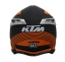 Мотошлем KTM цвет:(черный матовый, оранжевый) размер: XL