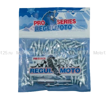 Шипы Regulmoto PRO Series Н19 c карбид-фольфрамовым сердечником (дл. резьбы 10мм) компл. 100шт